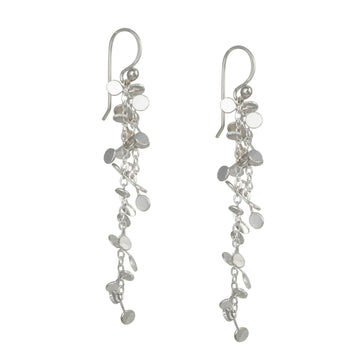 Zuzko Jewelry - Coined Earrings in Bright Sterling Silver - The Clay Pot - Zuzko Jewelry - All Earrings, Sterling Silver