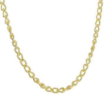 Tashi - Heavy Curb Chain Choker - The Clay Pot - Tashi - 14k vermeil, necklace