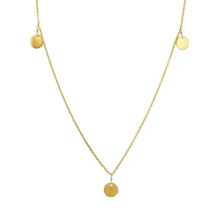 Philippa Roberts - Long Chain with Five Tabs - The Clay Pot - Philippa Roberts - Necklace, vermeil