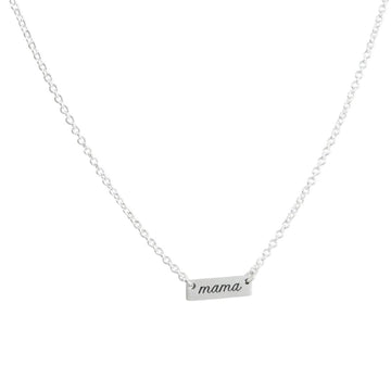 Tashi - Mama Bar Necklace in Sterling Silver - The Clay Pot - Tashi - chainnecklace, necklace, Sterling Silver