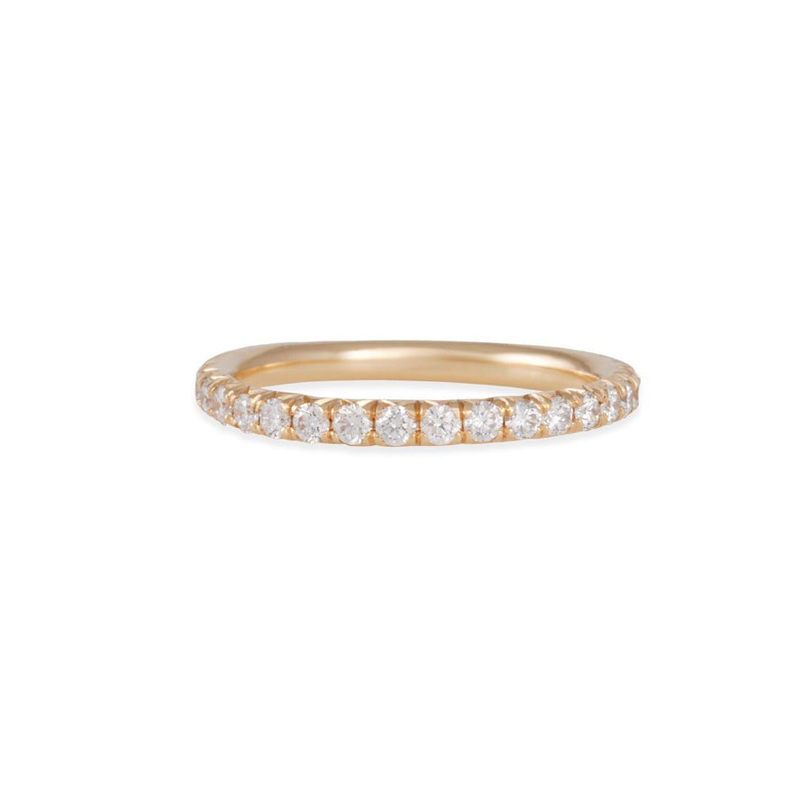 Diana Mitchell - French Set Eternity Band in 18k Rose Gold - The Clay Pot - Diana Mitchell - 18k rose gold, diamond, eternitybands, ring, rings