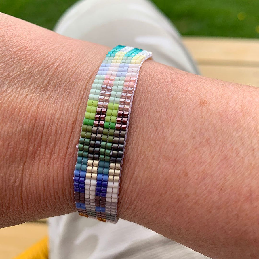 Julie Rofman- Stripes Bracelets - The Clay Pot - julie rofman - bracelet, color, friendship bracelet