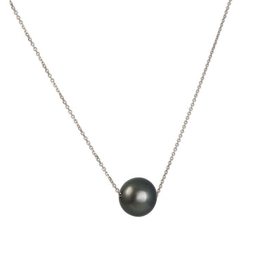 SALE - South Sea Black Tahitian Pearl Pendant Necklace - The Clay Pot - CP Collection - classic, Layering, Necklace, Pearl, SALE, Style:Single Pendant