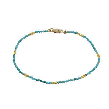 Debbie Fisher - Faceted Turquoise Bracelet