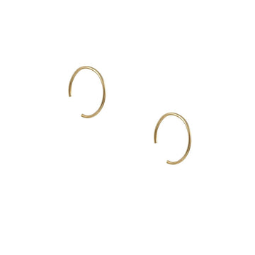 SALE - Small Open Hoop in Gold Fill - The Clay Pot - 8.6.4 - All Earrings, Earring:Hoops, Gold fill, Hoops, SALE