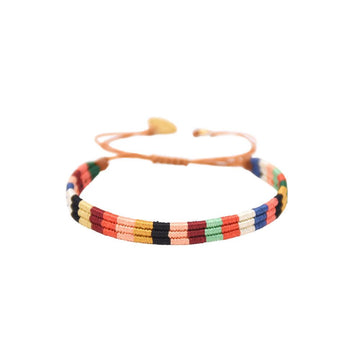 Mishky - Afrika 5.0 Bracelet With Color Blocked Palate - The Clay Pot - MISHKY - beadedbracelet, bracelet, friendship bracelet