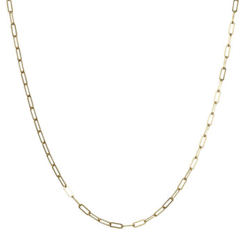 Satomi Kawakita - Paper Clip Chain Necklace - The Clay Pot - Satomi Kawakita - 14k gold, chain, classic, Necklace