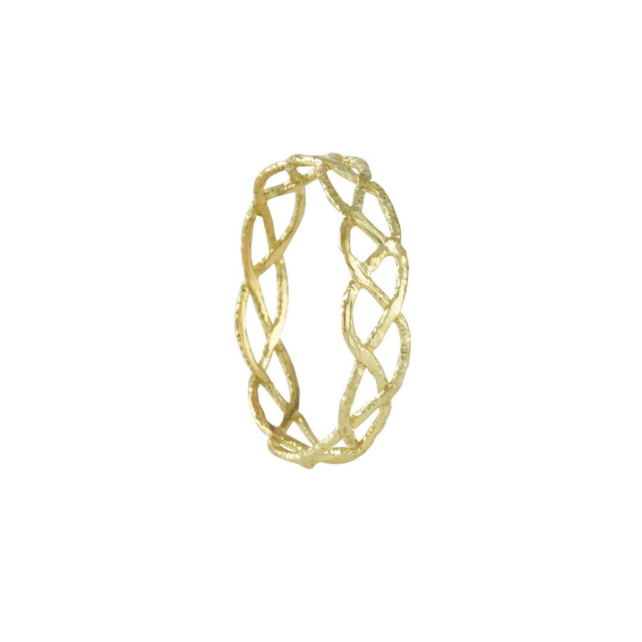 Satomi Kawakita - Lace Ring - The Clay Pot - Satomi Kawakita - 18k gold, ring, Size 6, wedding band, weddingring, womensband, womensdiamondweddingband