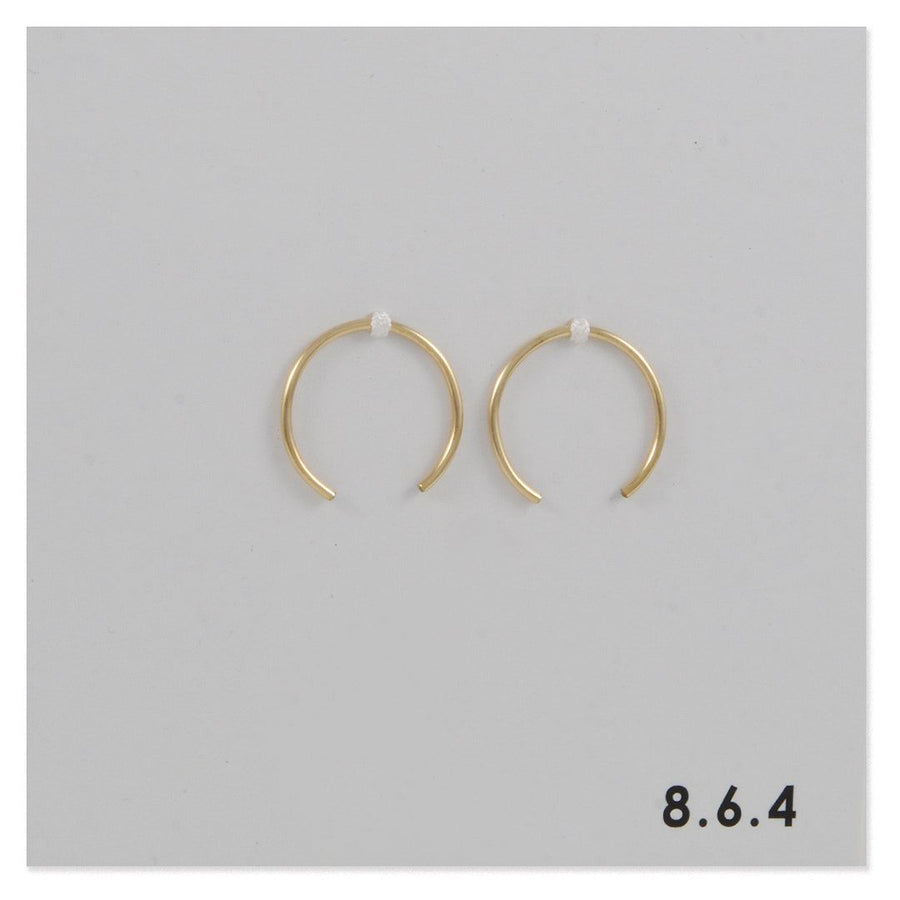SALE - Small Open Hoop in Gold Fill - The Clay Pot - 8.6.4 - All Earrings, Earring:Hoops, Gold fill, Hoops, SALE