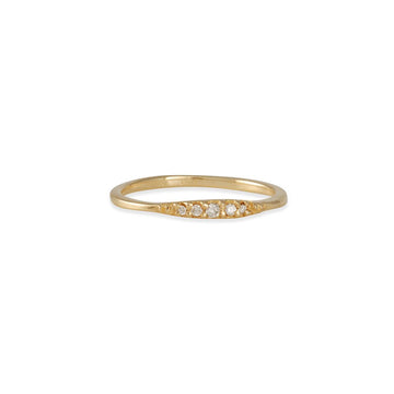 Shaesby - Flamenco Ring in Diamond - The Clay Pot - Shaesby - 14k gold, Diamond, missing, ring, Size 7