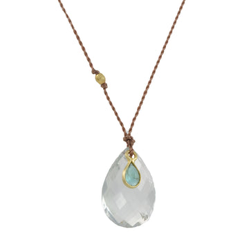 Margaret Solow - Prasiolite and Emerald Necklace