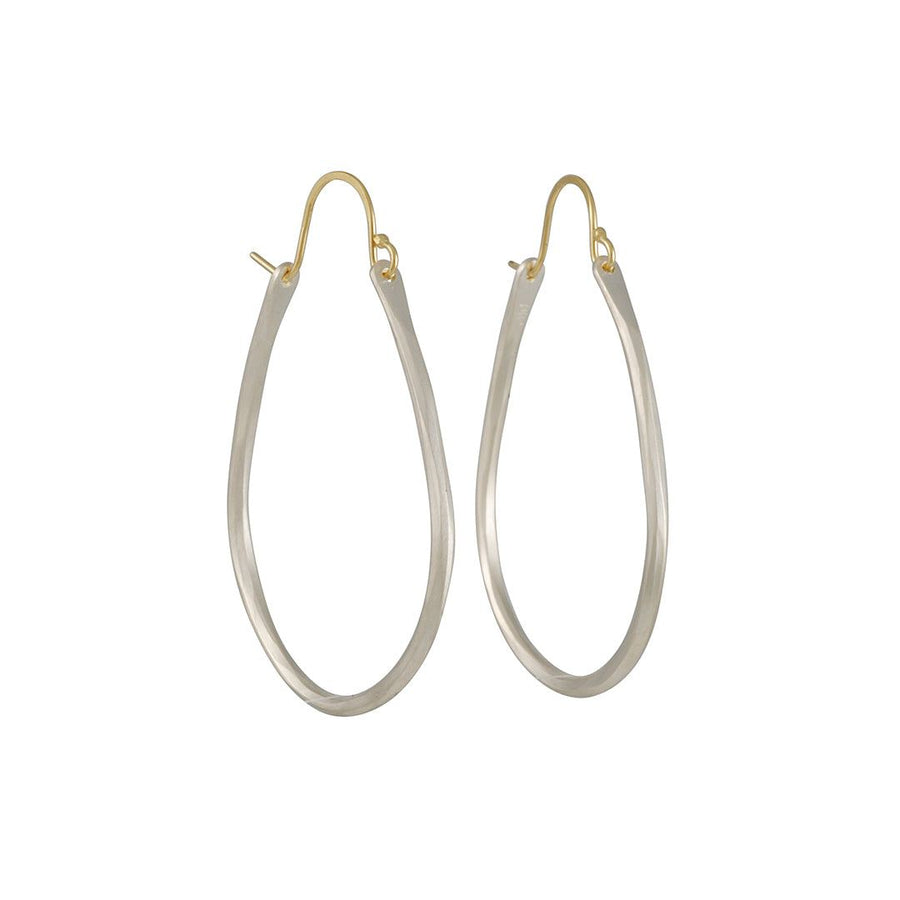 Sarah Mcguire - Small Anjou Hoops - The Clay Pot - Sarah McGuire - 18k gold, All Earrings, earrings, Hoops, Sterling Silver, studs