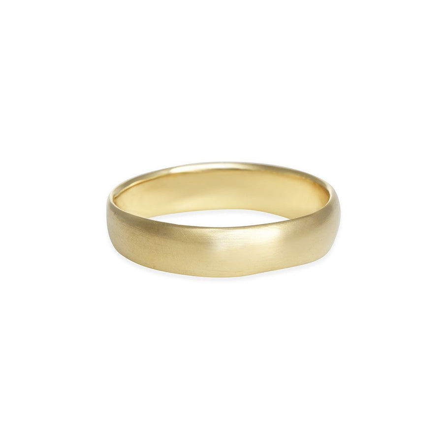 Rebecca Overmann - Yellow Gold Smooth Band - The Clay Pot - Rebecca Overmann - 14k gold, ring, Size 9.5