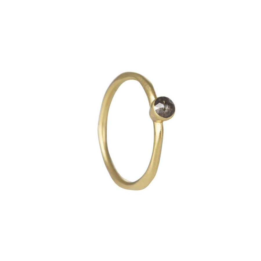 Rebecca Overmann - Grey Diamond Water Ring - The Clay Pot - Rebecca Overmann - 14k gold, diamond, ring, Size 6