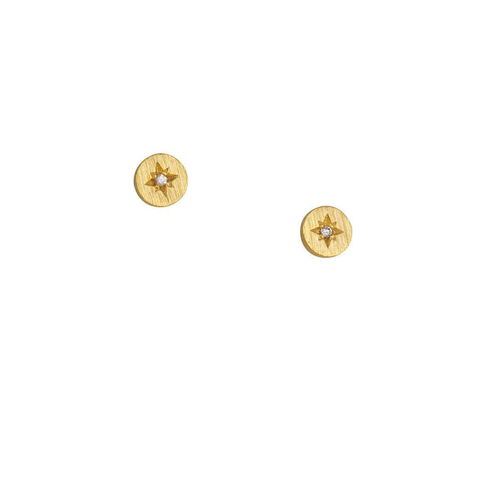 Adorn512 - Starburst Stud Earrings - The Clay Pot - Adorn512 - All Earrings, Earrings:Studs, lunar, motherday, mothersday, studs, Style:Studs, vermeil