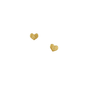 Adorn512 - Tiny Heart Studs - The Clay Pot - Adorn512 - All Earrings, delicate, Earrings:Studs, heart, motherday, mothersday, studs, vday, vermeil