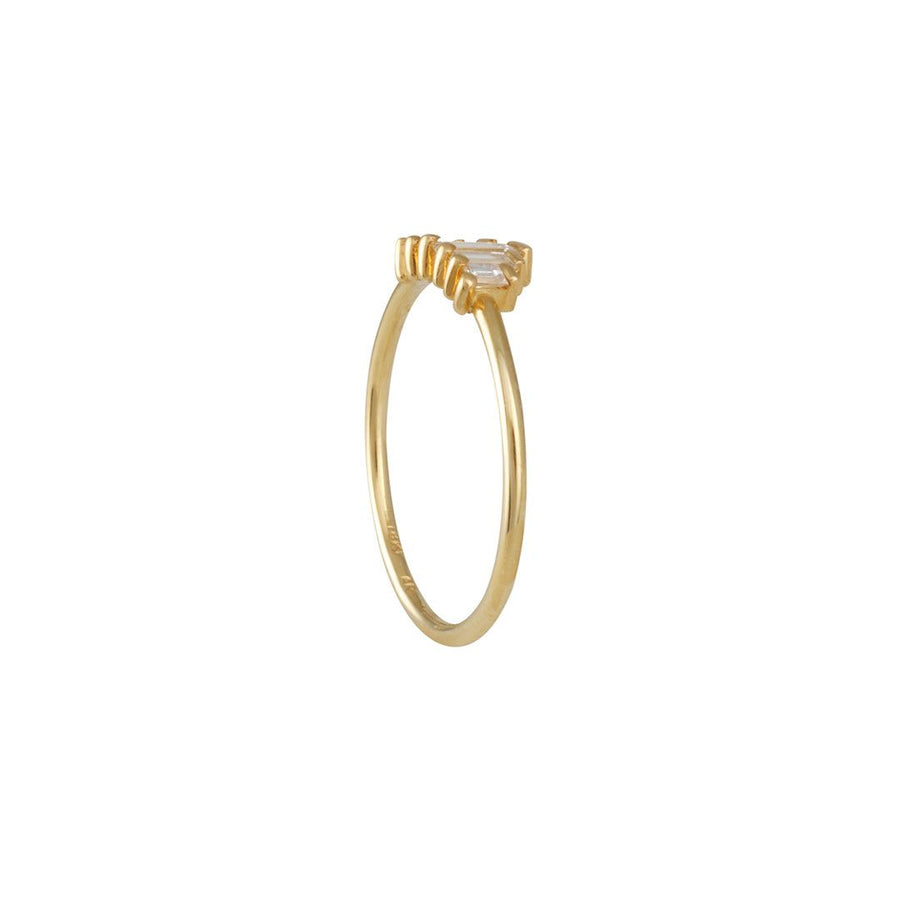 Artëmer - Five Baguette Diamond Rings - The Clay Pot - Artemer Studio - 18k gold, diamond, engagementring, ring, splurge, womens, womensweddingbands