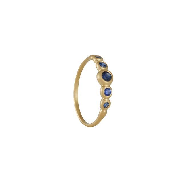 Marian Maurer - Sapphire Kima Ring - The Clay Pot - Marian Maurer - 18k gold, engagementring, holiday, ring, sapphire, Size 6, splurge