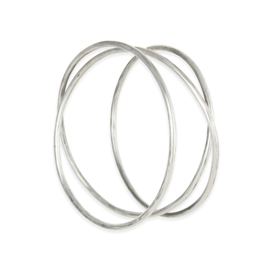 Zuzko Jewelry - Slinky Bangle Bracelet in Sterling Silver - The Clay Pot - Zuzko Jewelry - bangle, bracelet, Sterling Silver