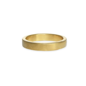 Marian Maurer - Square Band - The Clay Pot - Marian Maurer - 18k gold, ring, Size 6, womansband, womansbands