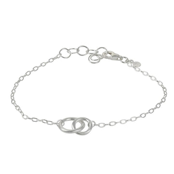 Tashi - Double Circle Bracelet - The Clay Pot - Tashi - bracelet, silver, Sterling Silver