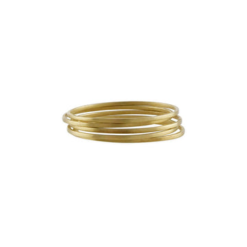 Carla Caruso - Five Dainty Rings - The Clay Pot - Carla Caruso - 14k gold, ring, Size 6, stackable