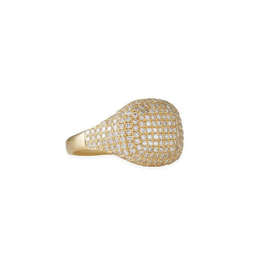 CP Collection - Fabulous Pave Pinky Ring - The Clay Pot - CP Collection - 14k gold, diamonds, pave, pinkyring, ring, Size 3.5
