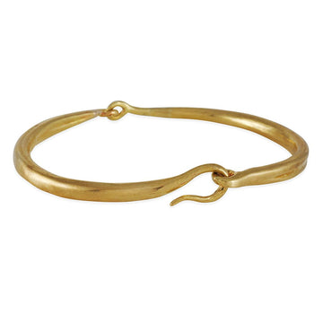 K/LLER - Hinged Bangle - The Clay Pot - K/LLER - bangle, bangle bracelet, bracelet, brass, Style:Hinged Bracelet
