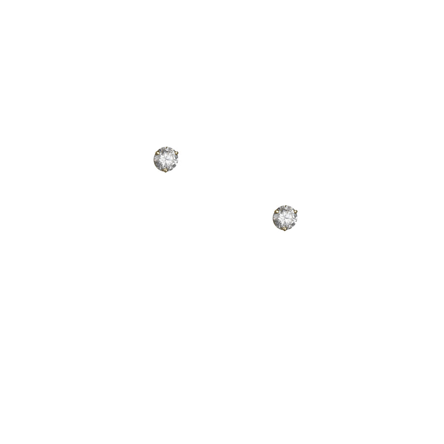 Cp Collections - 2.5mm Diamond Martini Studs in 14k Yellow