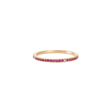 Liven Co. - Ruby and Diamond Compass Ring - The Clay Pot - Liven Co. - 14k rose gold, color, Diamond, eternity, eternity band, eternityband, eternitybands, ring, ruby, Size 6, womansband, womansbands, womensweddingbands, womenweddingband
