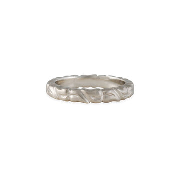 SALE - Heart Leaf Band Platinum - The Clay Pot - CP Collection - Platinum, ring, sale, Size 5.5