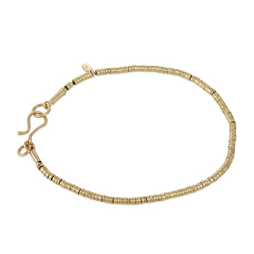 Monica Riley - No. 244 Gold bead bracelet