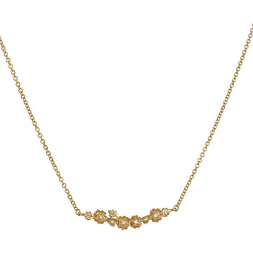 Megan Thorne - Buttercup Crescent Necklace - The Clay Pot - Megan Thorne - 18k gold, Diamond, necklace, Style:Single Pendant, vday