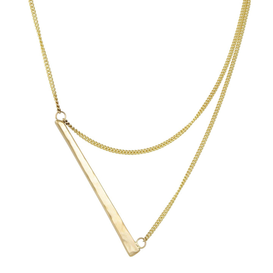 Zuzko Jewelry - Bandana Necklace in Goldfill - The Clay Pot - Zuzko Jewelry - goldfill, Necklace