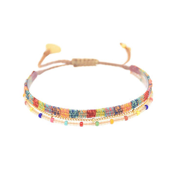 Mishky - Maya Bracelet With Mixed Color Palate - The Clay Pot - MISHKY - beadedbracelet, bracelet, friendship bracelet