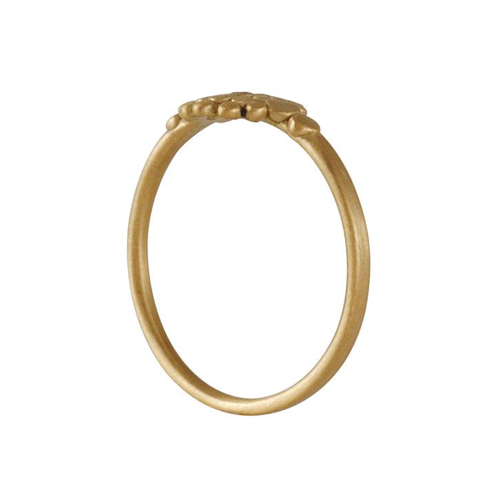 Marian Maurer - Small Sia Flower Ring - The Clay Pot - Marian Maurer - 18k gold, Diamond, ring, Size 6