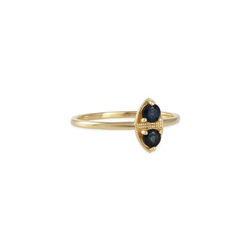 Miarante - Tiree Tourmaline Ring - The Clay Pot - Miarante - 14k gold, Black Diamond, color, ring, Size 6, splurge, tourmaline