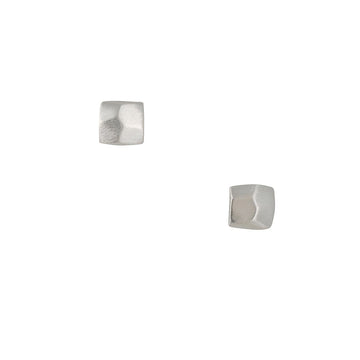 Philippa Roberts - Faceted Post Earrings in Sterling Silver - The Clay Pot - Philippa Roberts - All Earrings, Earrings:Studs, Sterling Silver, studs, Style:Studs