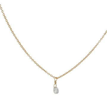 Rebecca Overmann - White Diamond Necklace - The Clay Pot - Rebecca Overmann - 14k gold, Diamond, graduation, Necklace