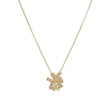 Suzanne Kalan - Baguette Cluster Necklace - The Clay Pot - Suzanne Kalan - 14k gold, classic, Diamond, Necklace, Style:Single Pendant