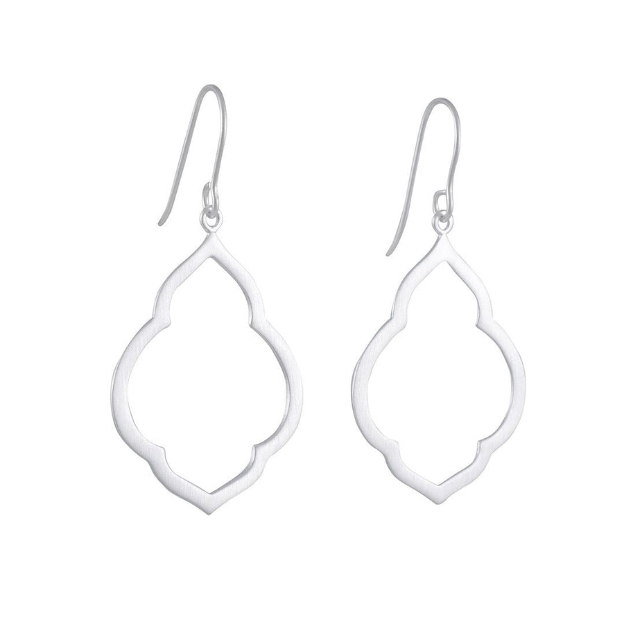 Tashi - Small Persian Drop Earring - The Clay Pot - Tashi - All Earrings, dangle earrings, dropearrings, Sterling Silver, Style:Dangle Earrings