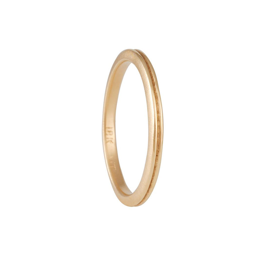 MEGAN THORNE- Thin Ione Band - The Clay Pot - Megan Thorne - 18k gold, 18k rose gold, ring, Size 6, weddingbands, womansband, womansbands