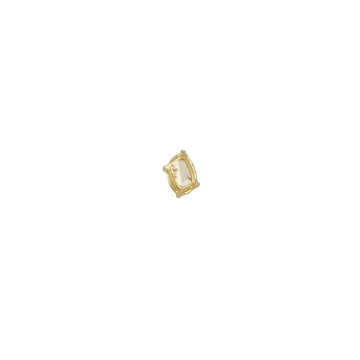 SALE - Tiny Slice Diamond Single Stud - The Clay Pot - Tura Sugden - 18k gold, All Earrings, classic, Diamond, Earrings:Studs, graduation, SALE, splurge, studs